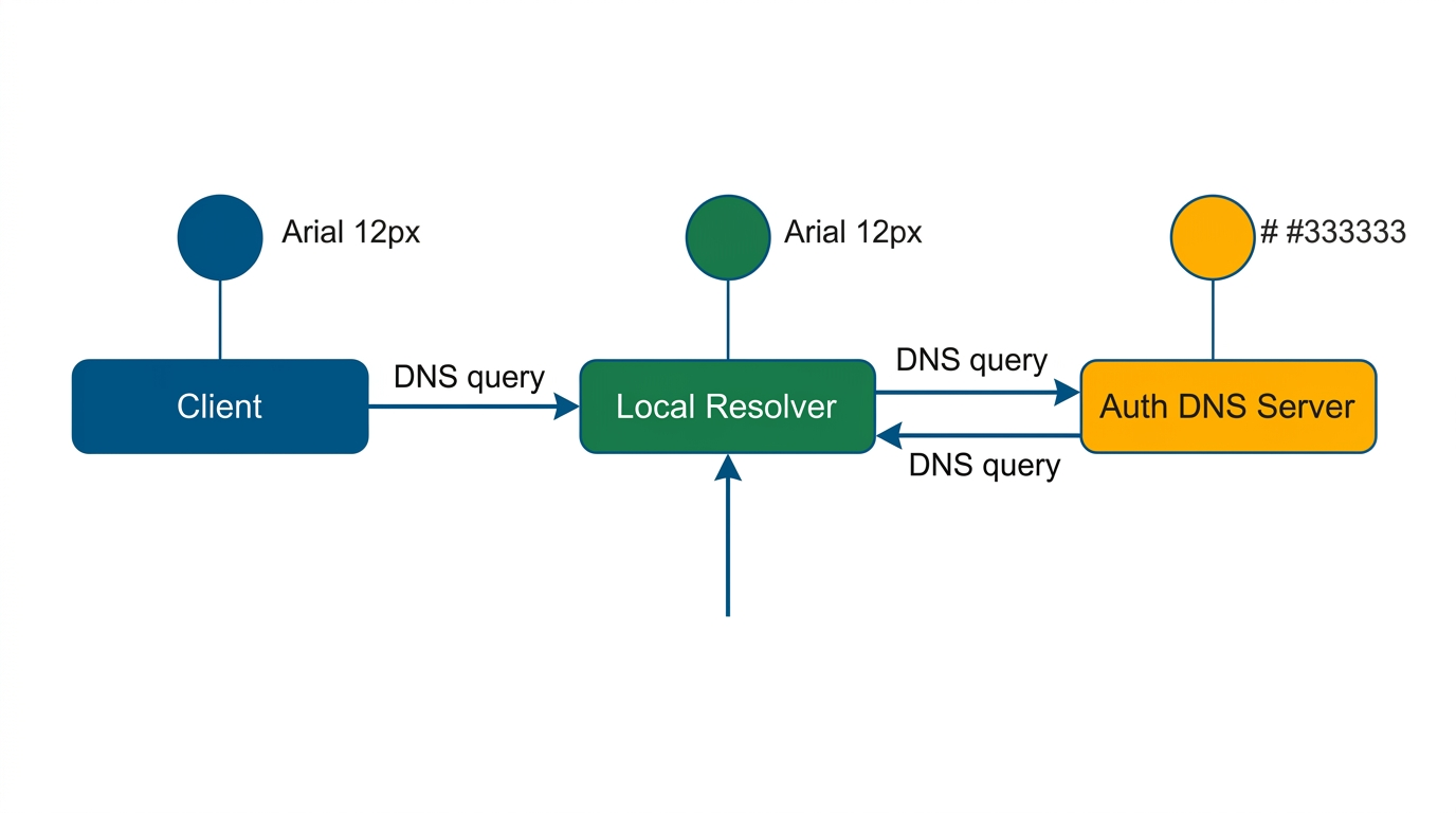 Diagramma: Il DNS è "trusted by default" in quasi tutte le reti