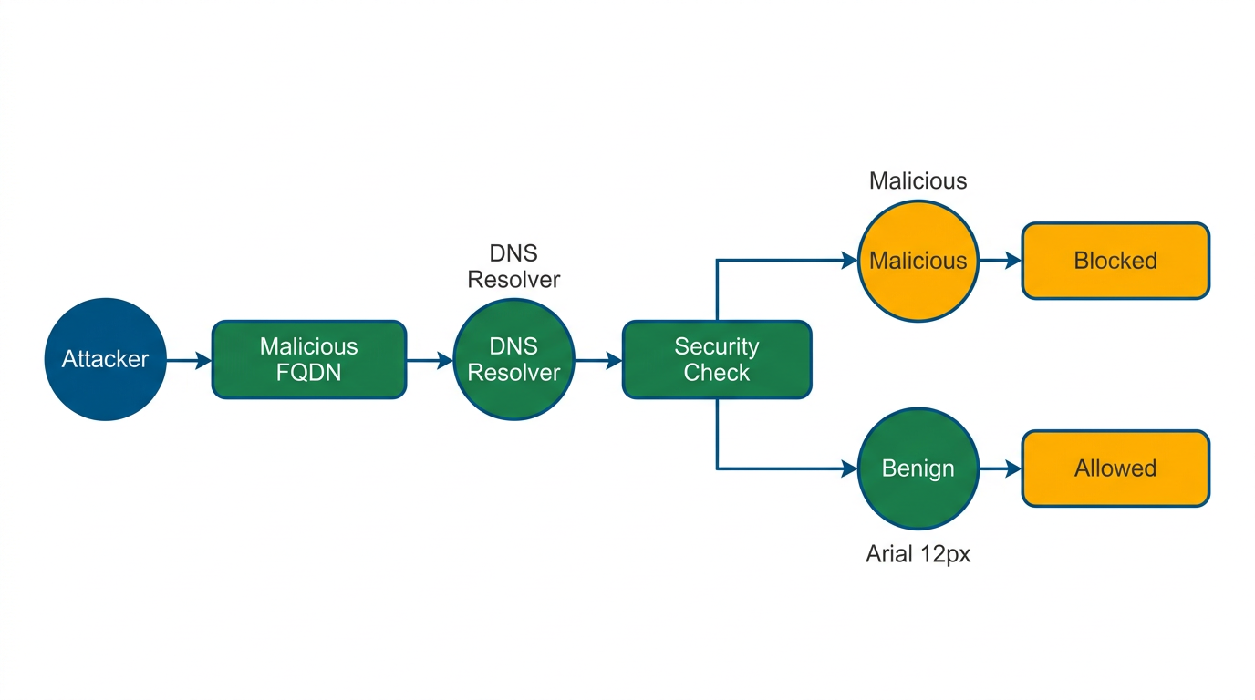 Diagramma: FQDN >180-220 caratteri è quasi certamente malevolo
